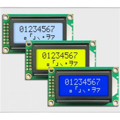 Модуль знакового ЖК-индикатор 0802 с точечной матрицей