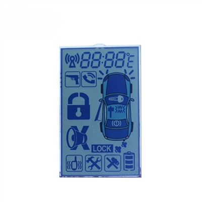 Монохромный FSTN ЖК-индикатор 7-сегментный для брелока автомобильной сигнализации