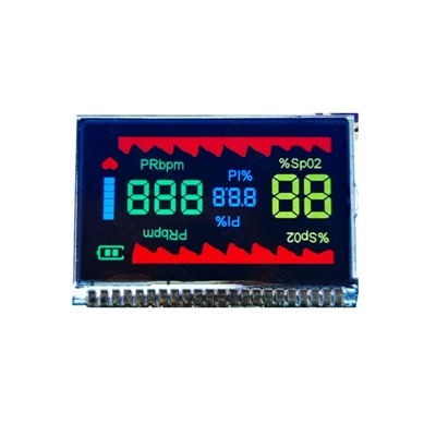 ЖК-индикатор VA/BTN для пульсоксиметров, 7-сегментный настраиваемый дисплей