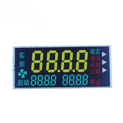 Монохромный ЖК-индикатор с TN-экраном 7-сегментный дисплей